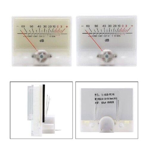 Upgraded VU Level with Clear Scale Meter Sound Pressure