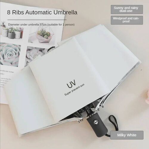 Mini Folding Automatic Umbrella Anti UV Rain Sun Umbrella Fa