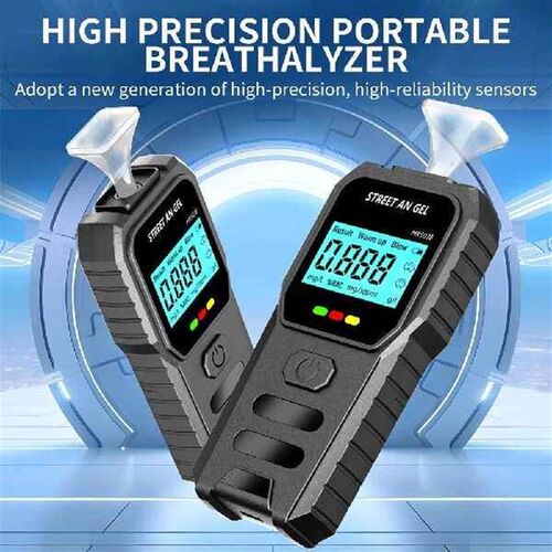 Digital Alcohol Breathalyzer Backlight LCD Display Portable