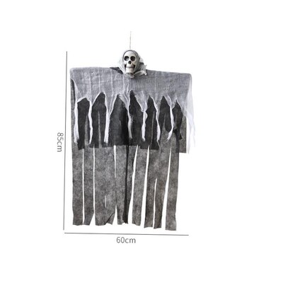 1PC Halloween Hanging Ghost Skull Gauze for Front Door Decor