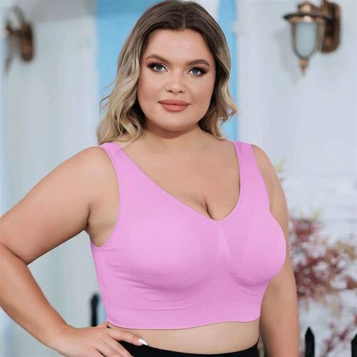 Womens Plus Size Bras with No Wire Shaping and Lifting to P