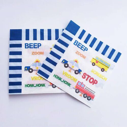 Cartoon Cars Fire Truck Theme Birthday Decorations Kids Part