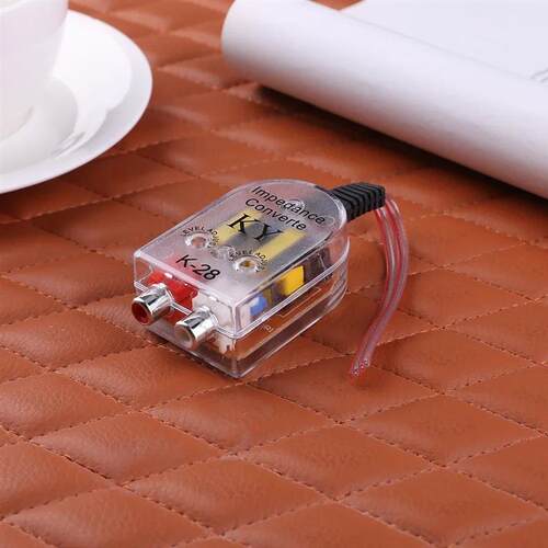 1-3Pcs 12V Universal Car High To Low Impedance Converter Spe