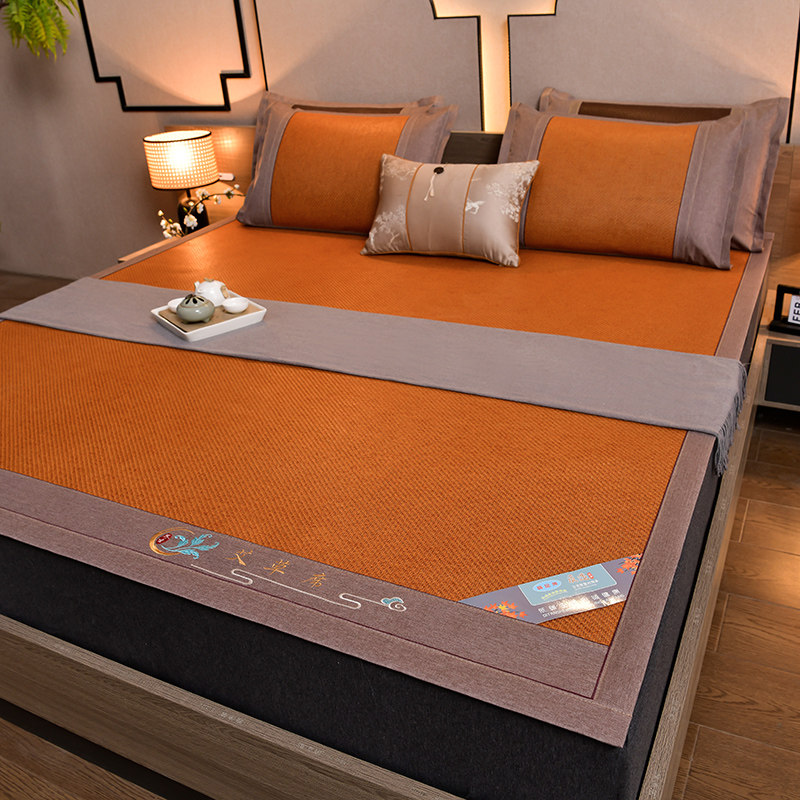 夏天面艾草古藤凉席冰丝藤席两三件单人可折叠水洗凉感裸睡,床上用品,藤席,淘宝优惠券,粉丝福利购,淘宝优惠卷