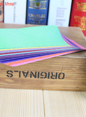 50pcs/set Square Origami Paper Single Side Shining Folding S