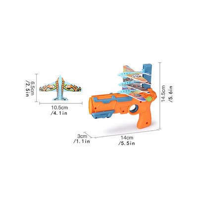Launcher Toys for Kids Bubble Catapult With 6 Small Plane To