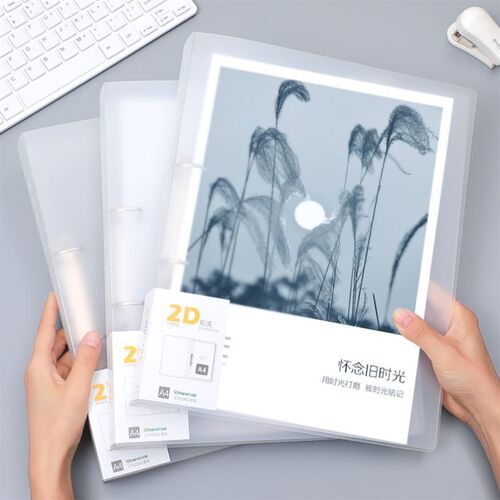folder a4 2-d ring file 2holes loose leaf binder活页夹