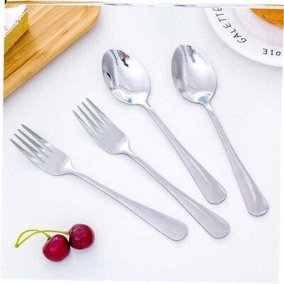 StainlessSteel Knife and Fork Set Small Spoon可携式刀叉套组
