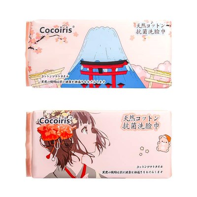 Natural pure cotton face towel EF stripe thick face towel m