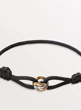 100% Original 925 Silver High Quality Trinity Bracelet Color