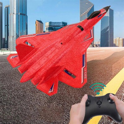 RC Plane SU57 2.4G Radio Remote Control Airplane With Light