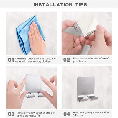 Razor Holder Shower Storager Hook Shaver Plug Robe Towel