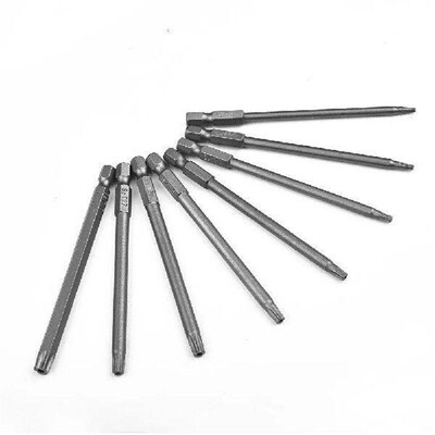 8pcs Torx Screwdriver Bit Drivers Repair Security Silver