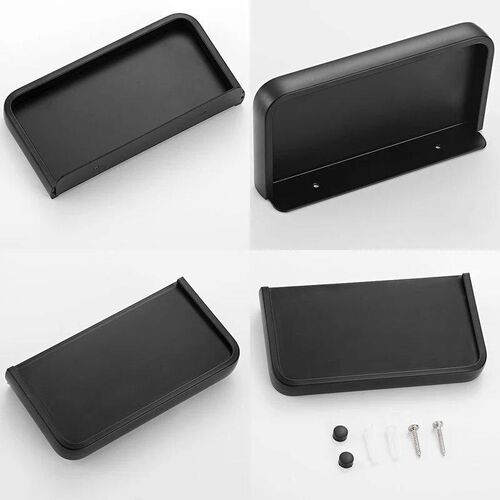 ELLEN Black Toilet Paper Holder Multifunction Bathroom Stora