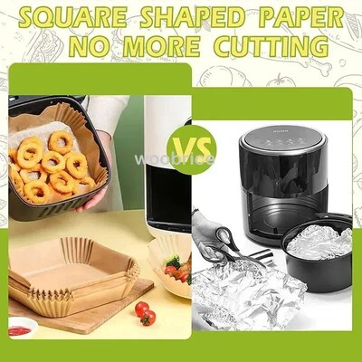 Disposable Air Fryer Paper Non-Stick Kitchen Baking Airfryer