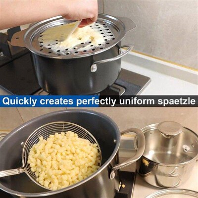 AT35 Stainless Steel Spaetzle Maker Lid With Scraper