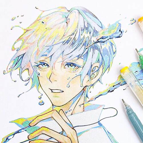 13Style 9pcs/set Multi-Color Pen Large-Capacity Color Handbo