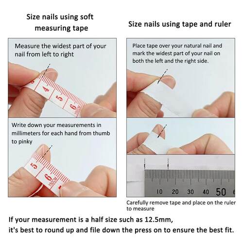 10Pcs Gradient Shiny Handmade Press On Nails Almond False Na