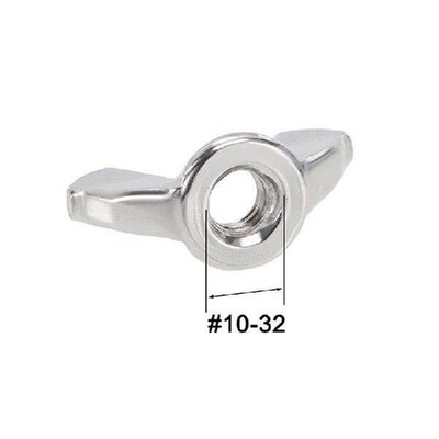 Uxcell 6/10pcs 304 Stainless Steel Wing Nuts Shutters