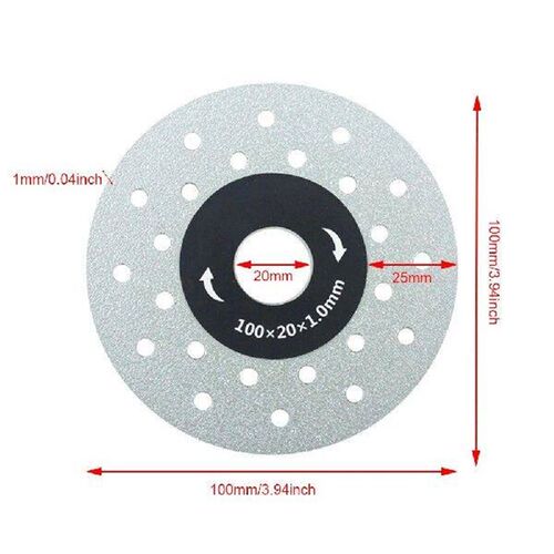 4-Inch Diamond Cutting Blade Porous Widened Rock Slabs