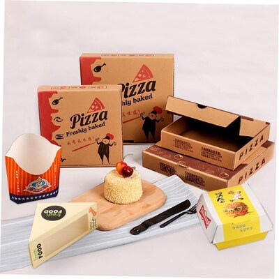 6/7/8/12/10/9 Pizza delivery box corrugated disposable 1