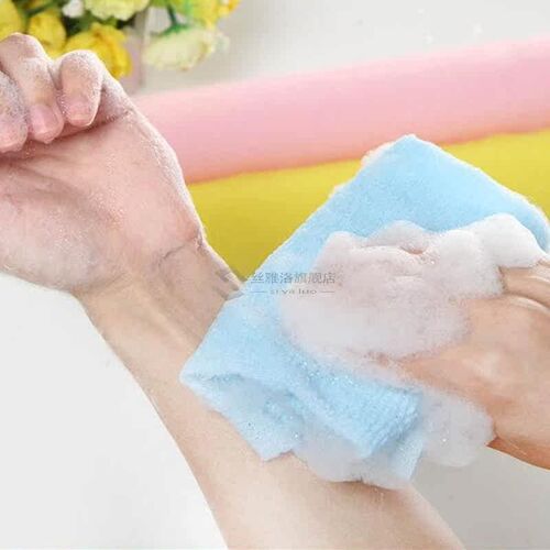 Portable Mesh Shower Towel Body Washing Scrubbers Towel Clot
