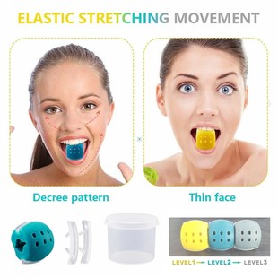 Food-grade Silica Gel JawLine Exercise Ball Facial Muscle