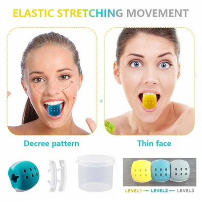 Food-grade Silica Gel JawLine Exercise Ball Facial Muscle