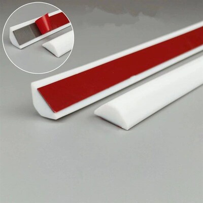 Silicone Bathroom Water Stopper Self-Adhesive Water Retainin