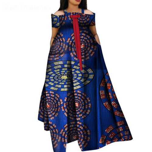 Bazin Riche Africa Dress for Women for Evening Party Straps