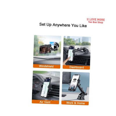 Sucker Car Phone Holder Mount Stand GPS Telefon Mobile Cell