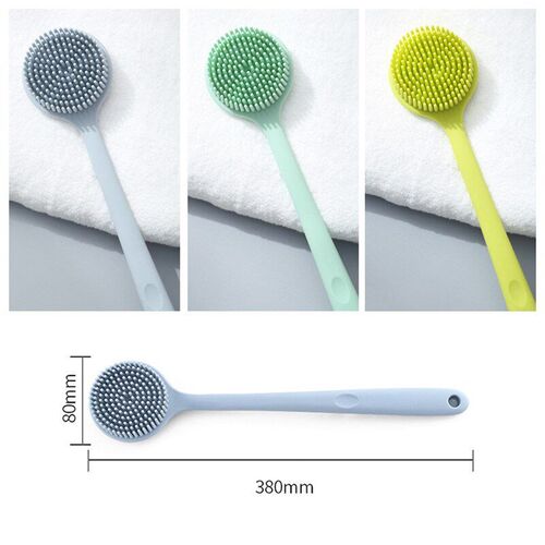 Multifunctional Silicone Brush Body Long Handle Double-Sided