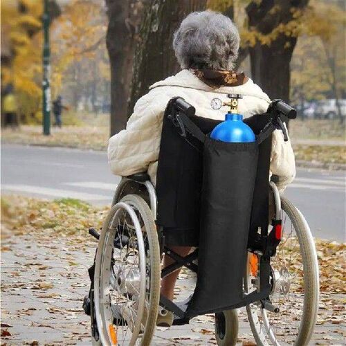 1pc Oxygen Tank Holder Wheelchair Oxygen Hanging Bag