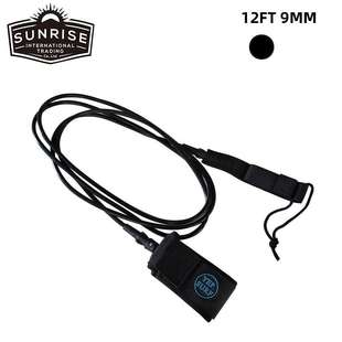 12ft冲浪脚绳冲浪配件9mm户外水上冲浪牵引绳surfboard leash直绳