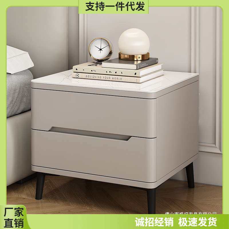 全实木床头柜简约现代烤漆卧室家用小型储物床边柜阻尼感轻奢,3C数码配件,其它配件,淘宝优惠券,粉丝福利购,淘宝优惠卷