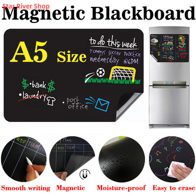 A5 Size Mini Magnetic Blackboard Chalkboard Sticker Drawing