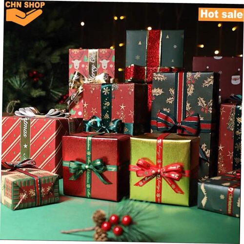 70*100cm Christmas wrapping paper Gift packing paper wrapper