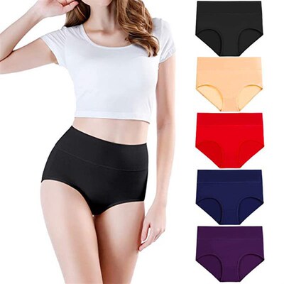 4pcs high waist Lingerie Underwear Panty Panties For Women