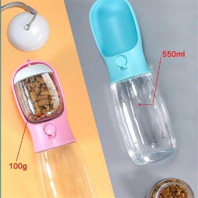 Pet Drinker Portable Dual Suitable Outdoor Walking For Dogs
