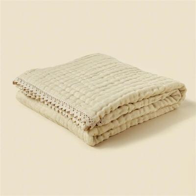 6 Layers Bamboo Cotton Baby Receiving Blanket Infant Kids Sw