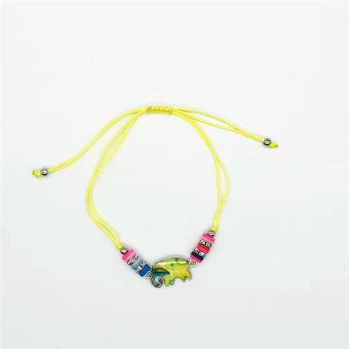 Childrens crystal brlet wax thread hand-woven oil painting