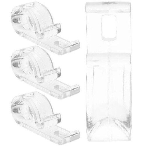 4 Pcs Hooks Curtain itioning Blind Clips Hangers Roller