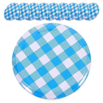 50 Pcs Airtight Sealing Lids for Jam Jars Large Mouth