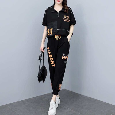 Summer New Chubby Girl Loose Belly-Covering Slimming Casual