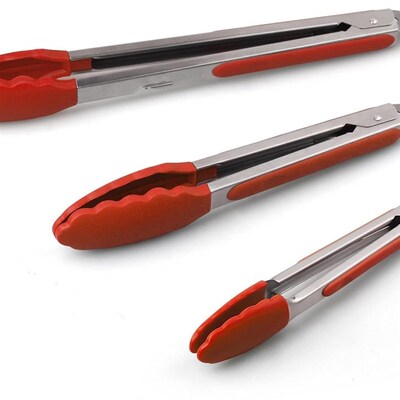 Kitchen Tongs for Cooking  Long Food Tongs for Grilling