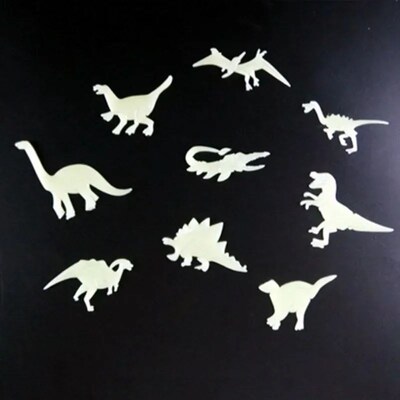 9Pcs/set Fluorescent Dinosaurs ers Baby Kids Toy Children Lu