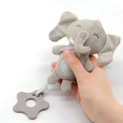Infant Toddler Rattles Toys for Baby Stroller Crib Soft Bear