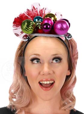 。Christmas Hair Band New Year Festival party party decorati