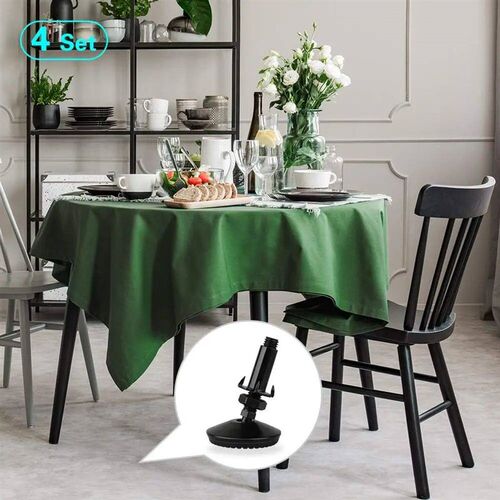 Heavy Duty Adjustable Leveling Feet, 4Pcs Black Adjuster Fur