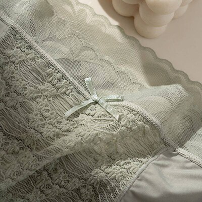 Sexy French Romantic High Waist Underwear Womens Abdominal